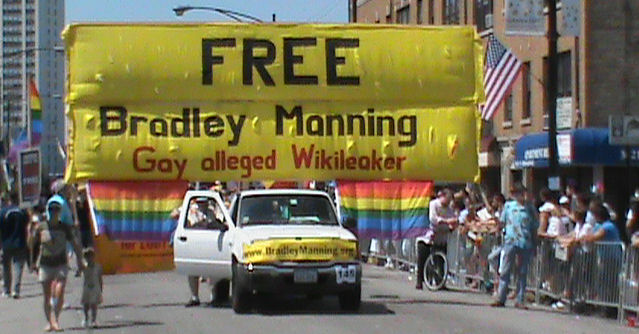 March With the Free Bradley Manning Contingent @ Gay Pride!
